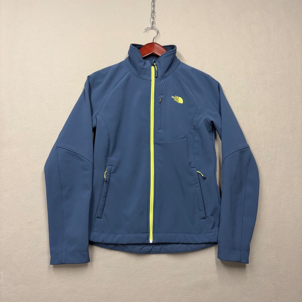 The North Face Jacket Womens Small Blue WindWall Softshell Full Zip NF00AMVX